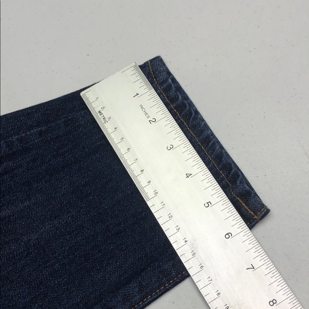 LIKE NEW UNIQLO WIDE LEG STRAIGHT JEANS 24x27 ⭐️ - Picture 13 of 13